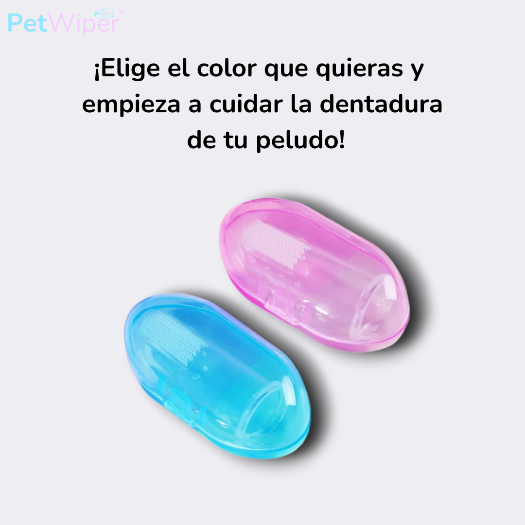 PetWiper SmileBrush™ – Cepillo Dental Suave para Mascotas