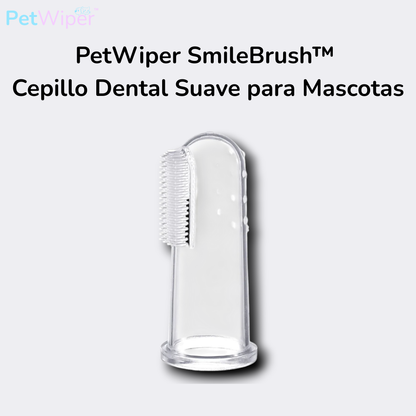 PetWiper SmileBrush™ – Cepillo Dental Suave para Mascotas