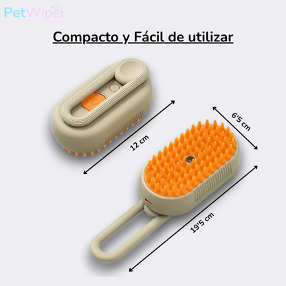 Cepillo 3 en 1 PetWiper MistyBrush™ - Limpieza profunda