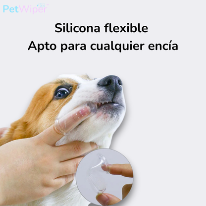 PetWiper SmileBrush™ – Cepillo Dental Suave para Mascotas