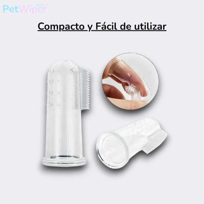 PetWiper SmileBrush™ – Cepillo Dental Suave para Mascotas