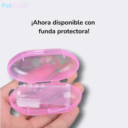 PetWiper SmileBrush™ – Cepillo Dental Suave para Mascotas